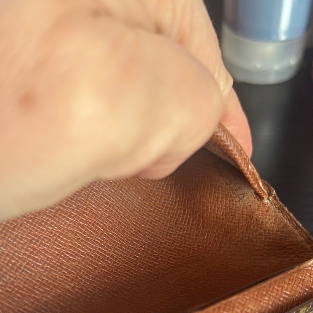 Louis Vuitton Brown and Gold Monogram Clutch - Picture 8 of 14